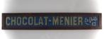 Groot houten reclame bord Chocolat-Menier/Cacao/chocolaterie, Reclamebord, Zo goed als nieuw, DeKameraadschap, Dj.kammeraat@telfort.nl