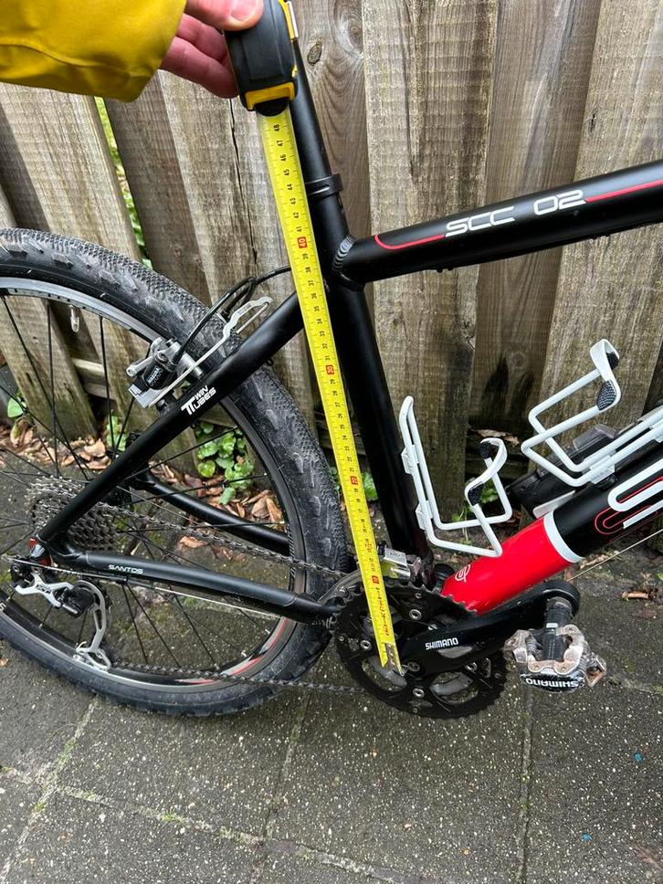 Santos mtb, Fietsen en Brommers, Fietsen | Mountainbikes en ATB, Gebruikt, Overige merken, Minder dan 45 cm, Hardtail, Ophalen