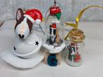 bullterrier kerstspullen, Verzamelen, Beelden en Beeldjes, Ophalen of Verzenden, Nieuw, Dier