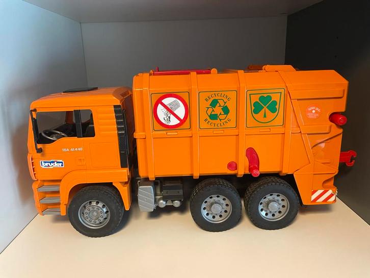 Bruder Vuilniswagen, Kinderen en Baby's, Speelgoed | Speelgoedvoertuigen, Gebruikt, Ophalen