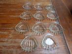 11 vintage glazen schelpen, Pyrex, Antiek en Kunst, Ophalen of Verzenden