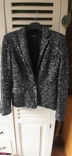 Blazer met pailletten, Ophalen of Verzenden, Zo goed als nieuw, Maat 38/40 (M), Zwart