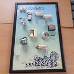 Memobord met magnetische decoratie, Minder dan 50 cm, Ophalen of Verzenden, Zo goed als nieuw, Minder dan 50 cm
