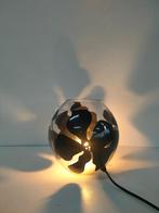 Knubbig Tafellamp Zwart (Outlet De Overkant), Gebruikt, Ikea, Ophalen of Verzenden, Glas