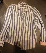 Lichtblauw gestreept overhemd S. Oliver maat L, Kleding | Heren, Overhemden, Blauw, S. Oliver, Ophalen of Verzenden, Zo goed als nieuw