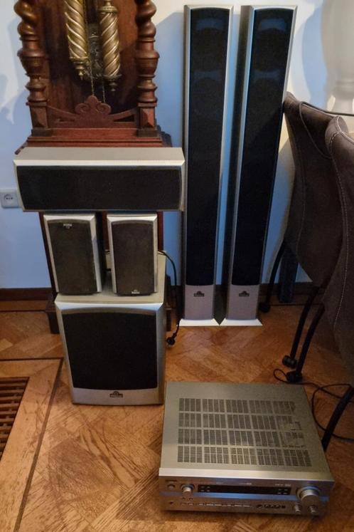 Magnat speakerset plus Yamaha versterker zgan., Audio, Tv en Foto, Home Cinema-sets, Zo goed als nieuw, Overige spelers, Soundbar