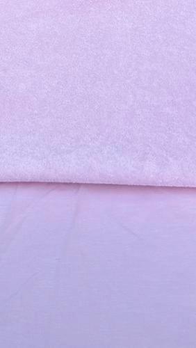 Pink tricot + stretch badstof. 3 lapjes beschikbaar voor biedingen
