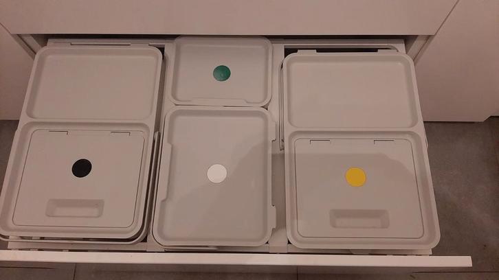 HÅLLBAR oplossing afvalscheiding, Huis en Inrichting, Keuken | Keukenelementen, Zo goed als nieuw, Minder dan 100 cm, 50 tot 100 cm