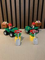 Duplo vierwielige motor (5645), 2 st., Ophalen of Verzenden, Gebruikt, Duplo
