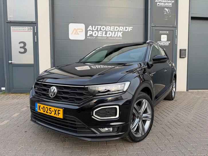 Volkswagen T-Roc 1.5 TSI 150pk 7-DSG 2021 Zwart R Line Nap, Auto's, Volkswagen, Bedrijf, T-Roc, ABS, Achteruitrijcamera, Adaptive Cruise Control
