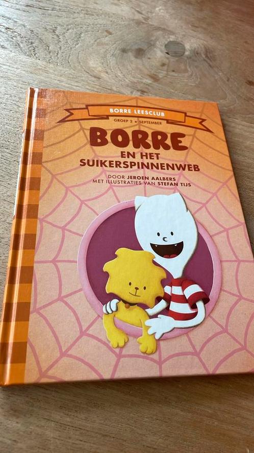 Jeroen Aalbers - Borre en het suikerspinnenweb, Boeken, Kinderboeken | Jeugd | onder 10 jaar, Zo goed als nieuw, Ophalen of Verzenden