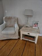 Landelijke Brocante Tafel van Riviera Maison, Huis en Inrichting, Tafels | Bijzettafels, Ophalen, Gebruikt, Vierkant, Brocante