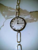 Zilver dameshorloge, Sieraden, Tassen en Uiterlijk, Horloges | Dames, Overige merken, Gebruikt, Polshorloge, Overige materialen