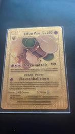 Gouden Pokemon kaart, Hobby en Vrije tijd, Verzamelkaartspellen | Pokémon, Ophalen of Verzenden, Losse kaart, Zo goed als nieuw