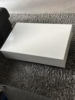 Hoogglans witte salontafel - strak design, Ophalen, Gebruikt, 50 tot 100 cm, Minder dan 50 cm