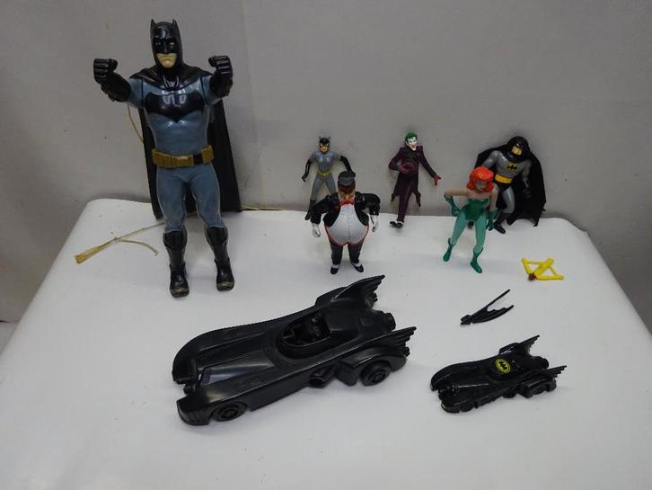 Lotje van 10 vintage Batman items., Verzamelen, Speelgoed, Zo goed als nieuw, Ophalen of Verzenden