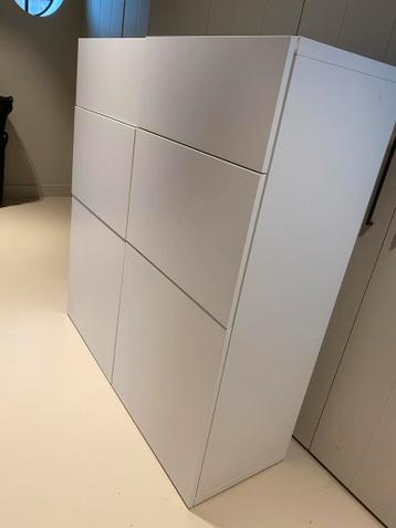 Witte IKEA Besta kast - halfhoog (2x) - afbeelding 2