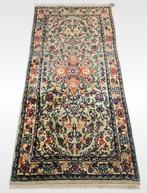 Handmade Perzisch wol Tabriz tapijt loper mint groen 90x180, Gebruikt, Tabriz oosters groen, ., 200 cm of meer
