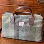 Harris Tweed overnight bag/reistas Checked green, Nieuw, Groen, Minder dan 35 cm, Ophalen of Verzenden