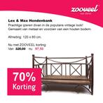 Lex & Max hondenbank Romantic 120 x 80 cm, Dieren en Toebehoren, Nieuw, Overige, Ophalen