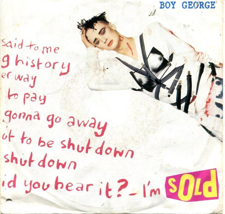 BOY GEORGE  -  Sold, Cd's en Dvd's, Vinyl Singles, Gebruikt, Single, Pop, 7 inch, Ophalen of Verzenden