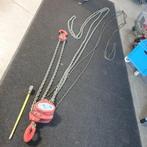 Zware LEWIS takel kettingtakel hijstoestel 3000 kg, Ophalen, Gebruikt