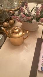 Thee pot bladgoud, Ophalen of Verzenden, Zo goed als nieuw