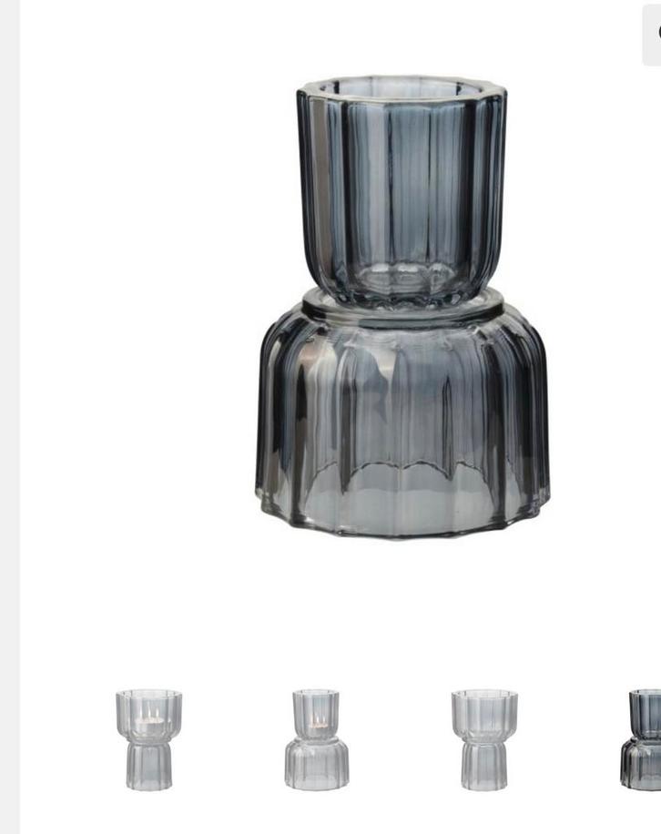 Gusta nieuw waxinelichthouder, Huis en Inrichting, Woonaccessoires | Kandelaars en Kaarsen, Nieuw, Minder dan 25 cm, Overige materialen