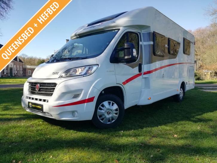 Luxe Sunlight T69 S met een lengte van 699 cm en 51546 km's!, Caravans en Kamperen, Campers, Bedrijf, tot en met 5, Half-integraal
