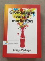 Bronis Verhage - Grondslagen van de marketing - 9e druk, Boeken, Ophalen of Verzenden, Zo goed als nieuw, Economie en Marketing