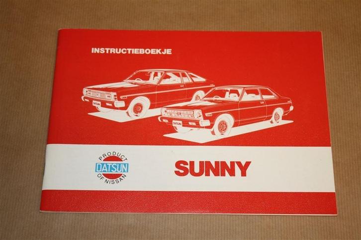 Datsun Sunny Instructieboekje - Circa 1975, Auto diversen, Handleidingen en Instructieboekjes, Ophalen of Verzenden