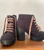 Blokhak schoenen met veter maat 36, H&M, Zwart, Overige typen, Ophalen of Verzenden