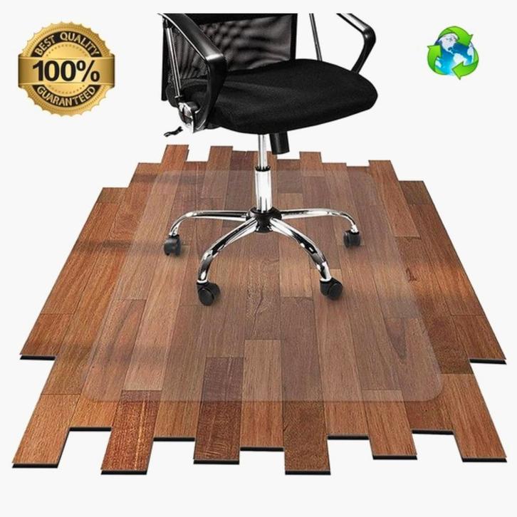 Bureaustoelmat – 90x120 cm, transparant, Diversen, Bureau-accessoires, Zo goed als nieuw, Ophalen of Verzenden