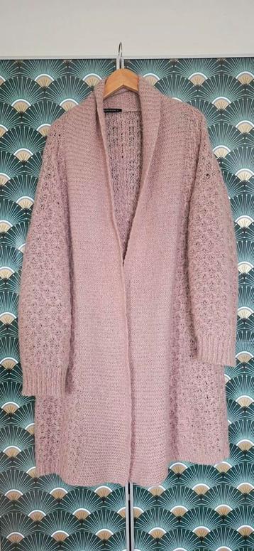 Expresso mohair vest xl Roze gebreid  beschikbaar voor biedingen