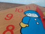 Vintage houten Simplex Toys Klok Winter, Ophalen of Verzenden, Zo goed als nieuw