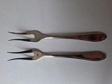 2 x vleesvork belegvork Gero Zilmeta 14,8 cm beschikbaar voor biedingen