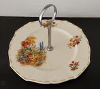 Vintage Engels porselein serveerbord bloementuin ´50s, Ophalen of Verzenden