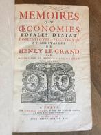 Sully Memoires ou oeconomies royales 1664 folio leren band, Ophalen of Verzenden