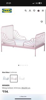 Ikea kinderbed roze, Kinderen en Baby's, Kinderkamer | Bedden, Ophalen, Zo goed als nieuw, 180 cm of meer, 70 tot 85 cm