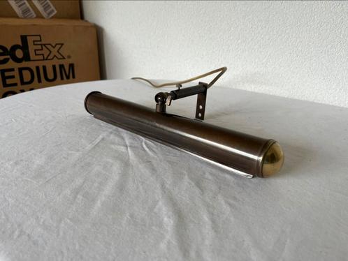 Oude Antieke Schilderijlamp Koperen Schilderijlampje Lamp, Antiek en Kunst, Antiek | Lampen, Ophalen of Verzenden