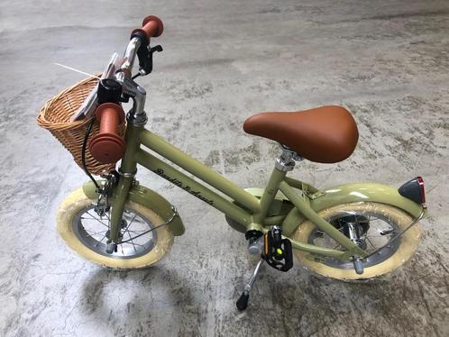 Bandits & Angels kinderfiets Retro Rider 12 inch groen, Kinderen en Baby's, Speelgoed | Buiten | Voertuigen en Loopfietsen, Nieuw