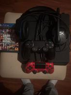 PS4 met 2 controllers, headset & GTA 5, Spelcomputers en Games, Spelcomputers | Sony PlayStation 4, Met 2 controllers, Ophalen of Verzenden
