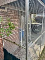 Panelen tbv voliere incl sluis, Dieren en Toebehoren, Ophalen of Verzenden, Aluminium, Volière