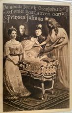 Geboorte prinses Juliana met hoorn des overvloed, Ophalen of Verzenden, Zo goed als nieuw, Nederland, Kaart, Foto of Prent