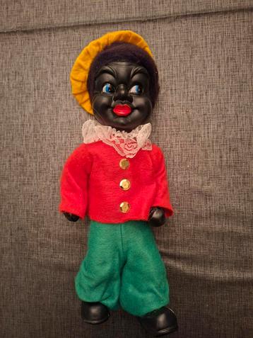 Oude Zwarte Piet Etalagepop - 40cm sinterklaas deco etalage beschikbaar voor biedingen