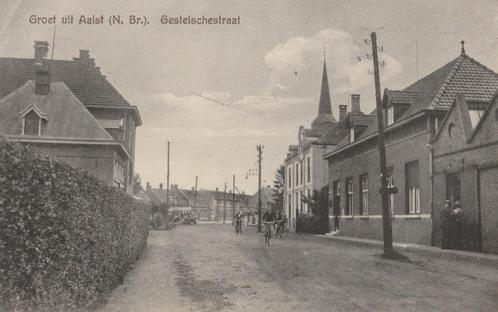 Aalst, Groet uit. Gestelschestraat. Gemeente Waalre., Verzamelen, Ansichtkaarten | Nederland, Gelopen, Noord-Brabant, 1920 tot 1940