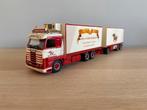 Tekno Scania 143 Frank De Ridder Combi, Hobby en Vrije tijd, Modelauto's | 1:50, Ophalen, Nieuw, Bus of Vrachtwagen, Tekno