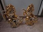 2 grote gold plated paarden, Ophalen of Verzenden, Zo goed als nieuw
