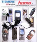 Hama Siemens Portable Basic Hands Free Kit C25 C35 S35 M35, Nieuw, Ophalen of Verzenden, In oorschelp (earbud)