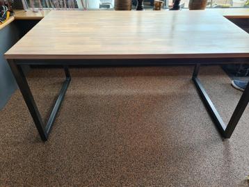 massief eiken eettafel 